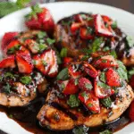 Balsamic Glazed Chicken with Strawberry Relish: A Sweet and Tangy Delight