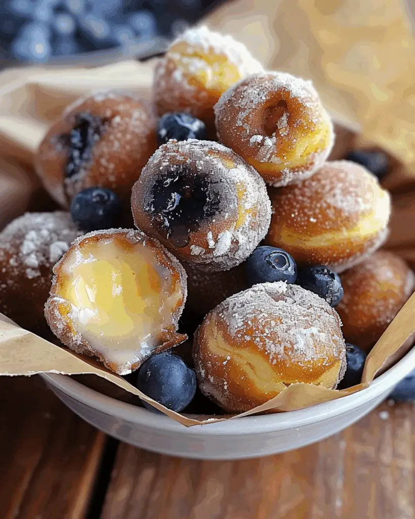 Blueberry Lemon Curd Donut Holes: An Incredible Ultimate Recipe