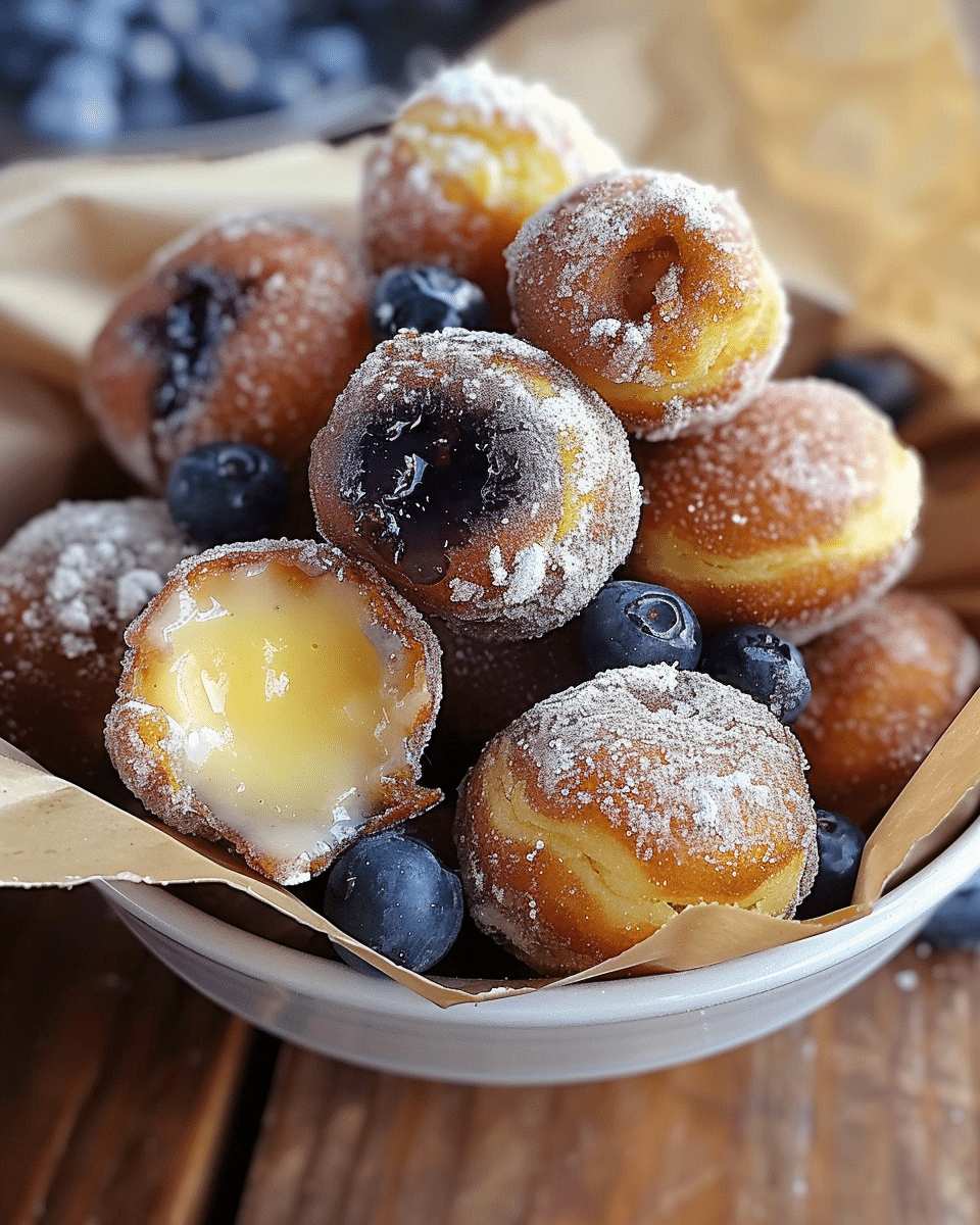 Blueberry Lemon Curd Donut Holes: An Incredible Ultimate Recipe