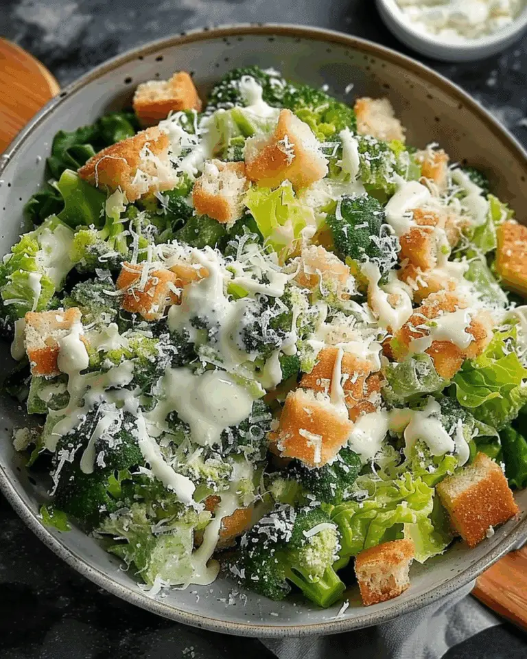Brocc Mountain Super Caesar Salad: A Savory Twist on a Classic