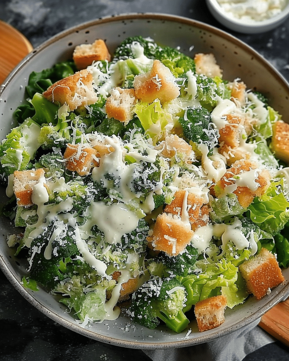 Brocc Mountain Super Caesar Salad: A Savory Twist on a Classic