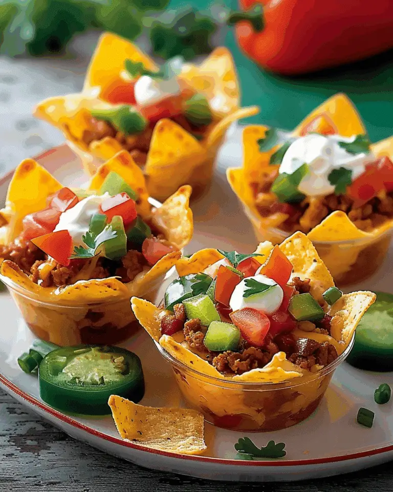 Cheesy Nacho Cups: The Ultimate Party Snack