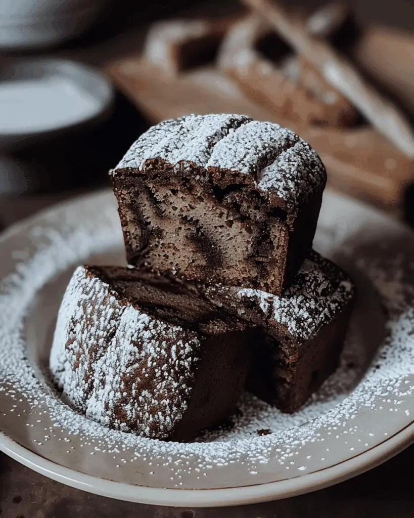 Chewy Chocolate Mochi Bread