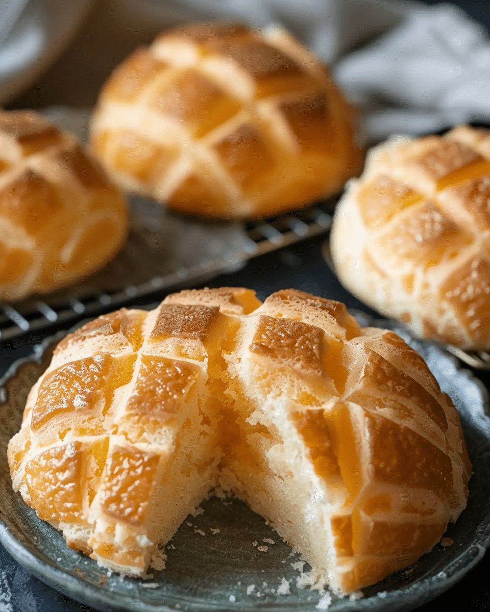 Classic Japanese Melon Pan
