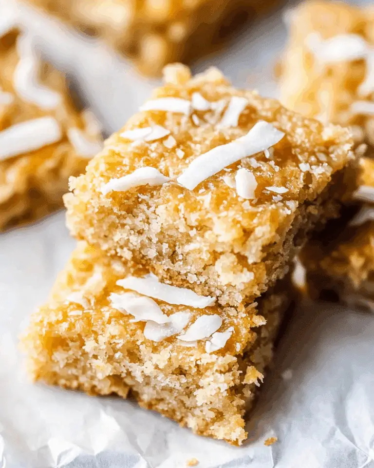 The BEST Coconut Bars