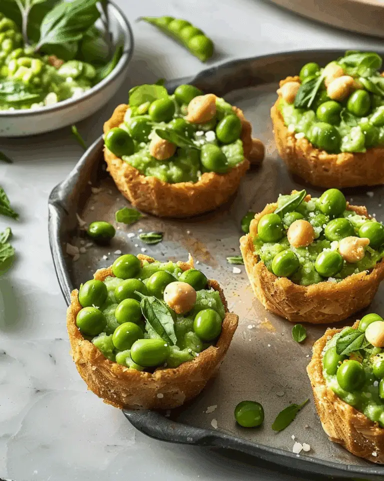 Crushed Peas, Broad Beans & Edamame Bites