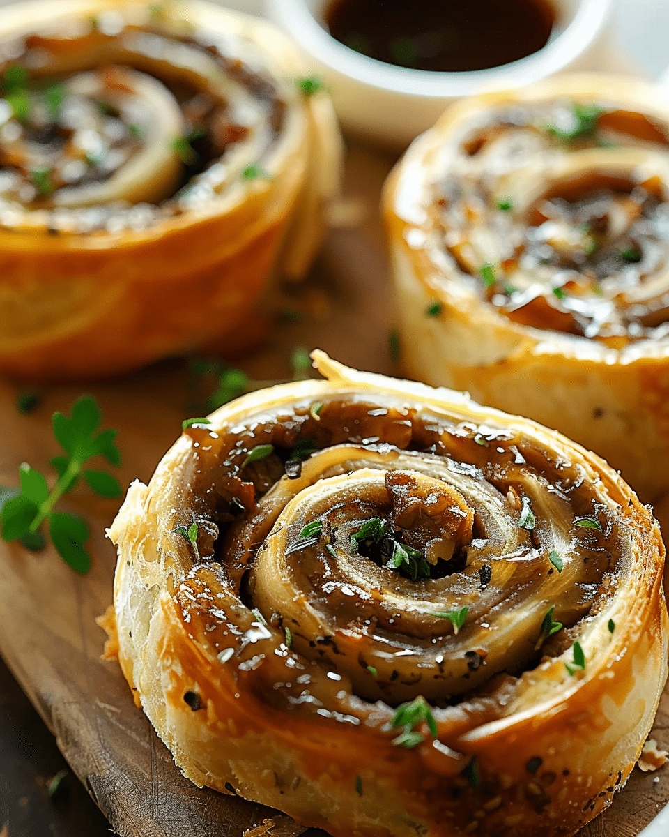 Delicious French Dip Pinwheels Recipe