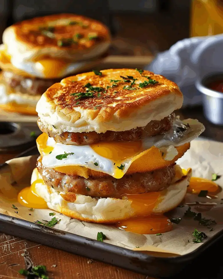 Egg & Sausage McMuffins: An Amazing Ultimate Recipe