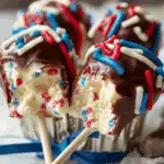 Fourth of July Cheesecake Pops (No-Bake)
