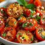 Fresh and Flavorful Tomato Garlic Salad Recipe