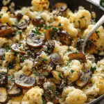 Garlic Mushrooms Cauliflower Skillet: A Simple Delight