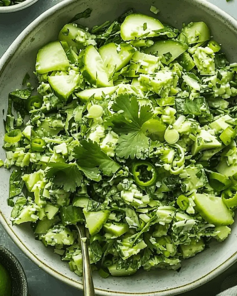Green Goddess Chopped Salad: A Vibrant, Flavorful Dish