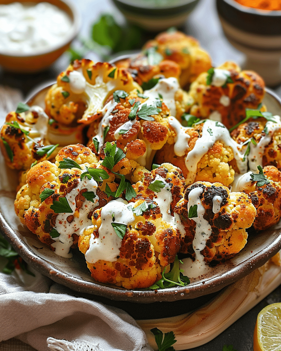 Harissa Roasted Cauliflower: A Bold, Flavor-Packed Dish