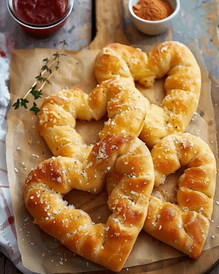 Heart-Shaped Breadsticks: A Perfectly Lovable Side Dish
