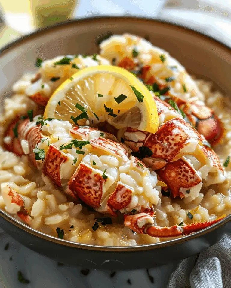 Lemon Butter Lobster Risotto