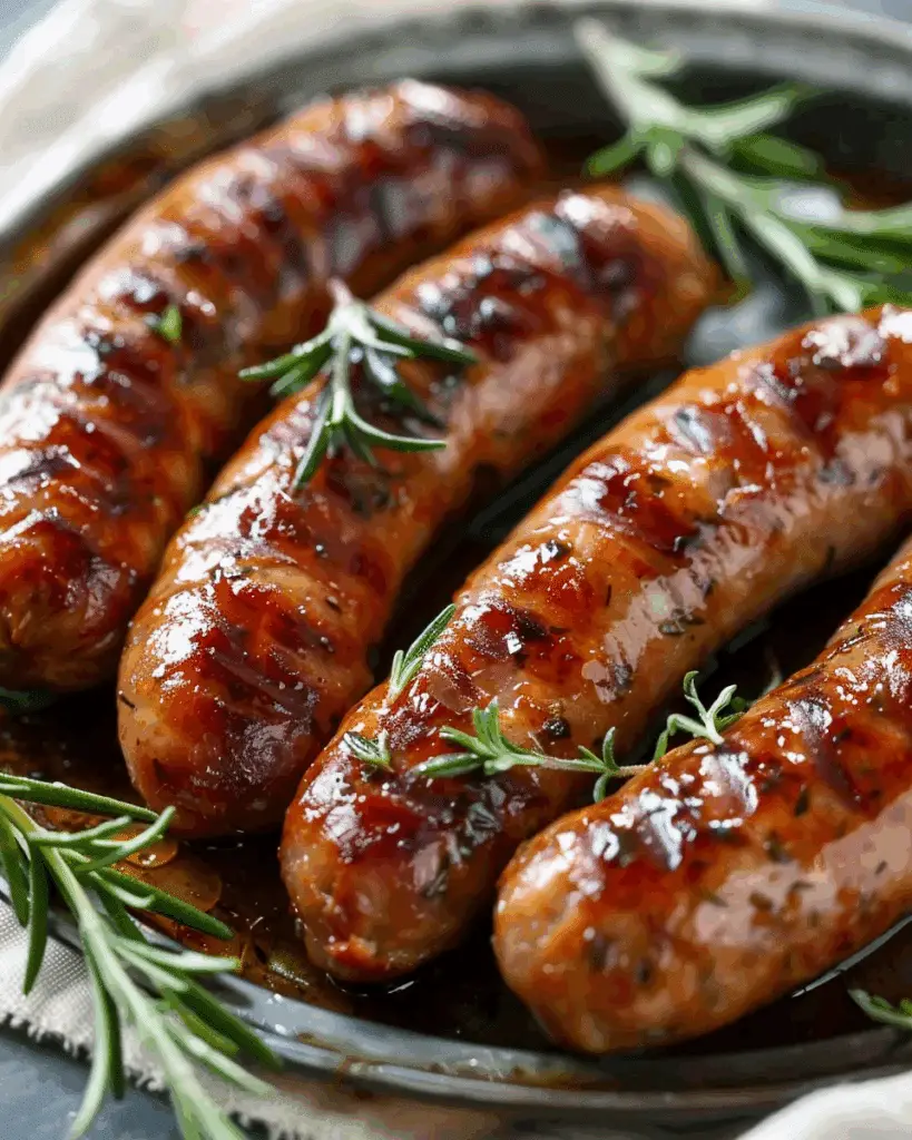 Maple and Rosemary Breakfast Sausage