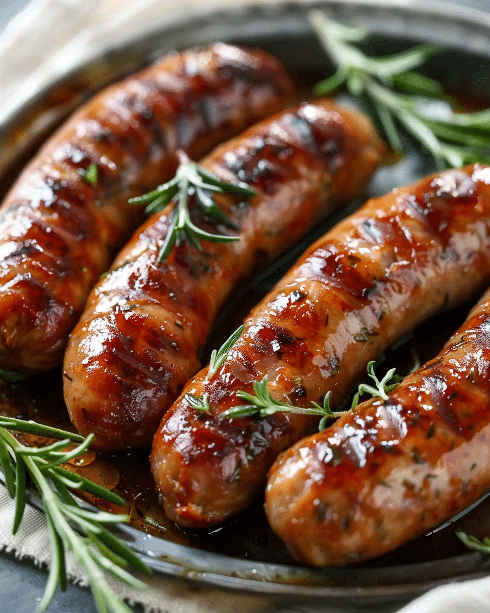 Maple and Rosemary Breakfast Sausage