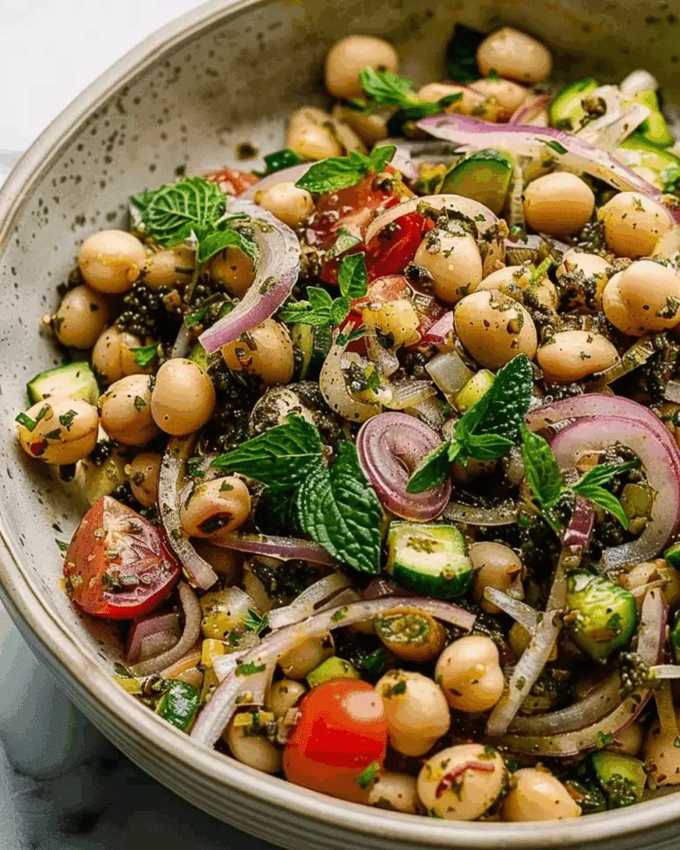 Marinated Za’atar Bean Salad: A Mediterranean-Inspired Delight