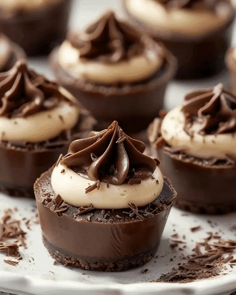 Mini Chocolate Cheesecake Bites: Indulge in a Sweet Treat!