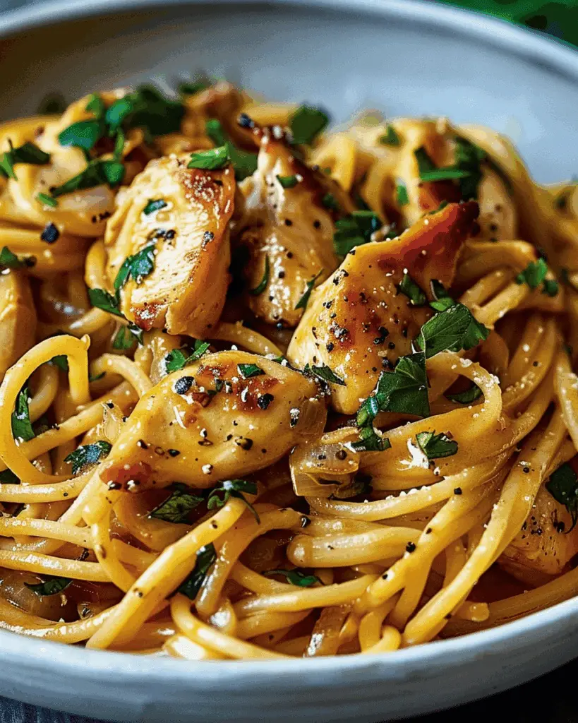 Monterey Chicken Spaghetti: A Comforting, Flavor-Packed Pasta Dish