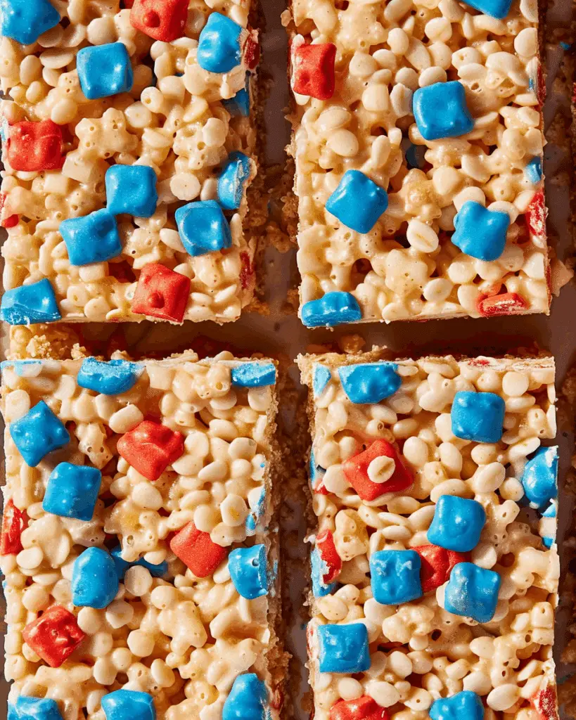 Red, White, and Blue Rice Krispie Treats: A Fun and Festive Recipe