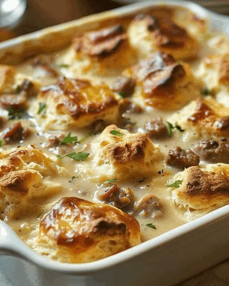 Sausage-Loaded Biscuit Gravy Bake: A Comforting Southern Classic