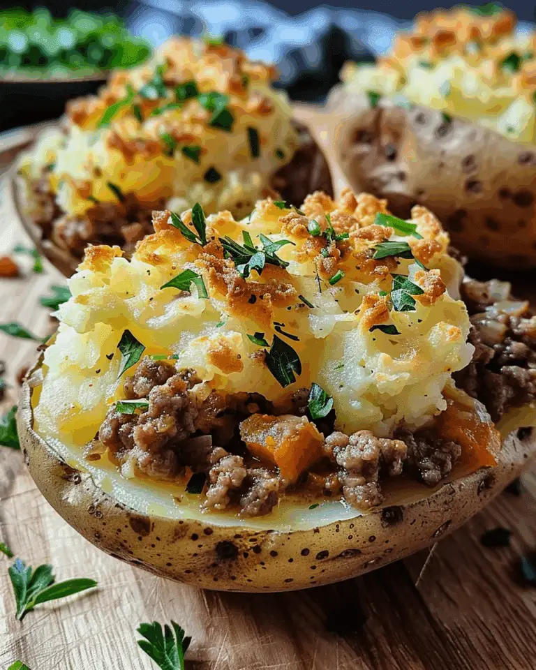 Shepherd Pie Baked Potato: A Hearty, Satisfying Meal