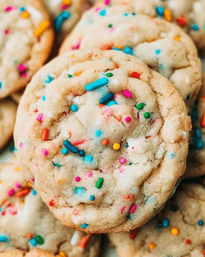 The BEST Soft Funfetti Cookies
