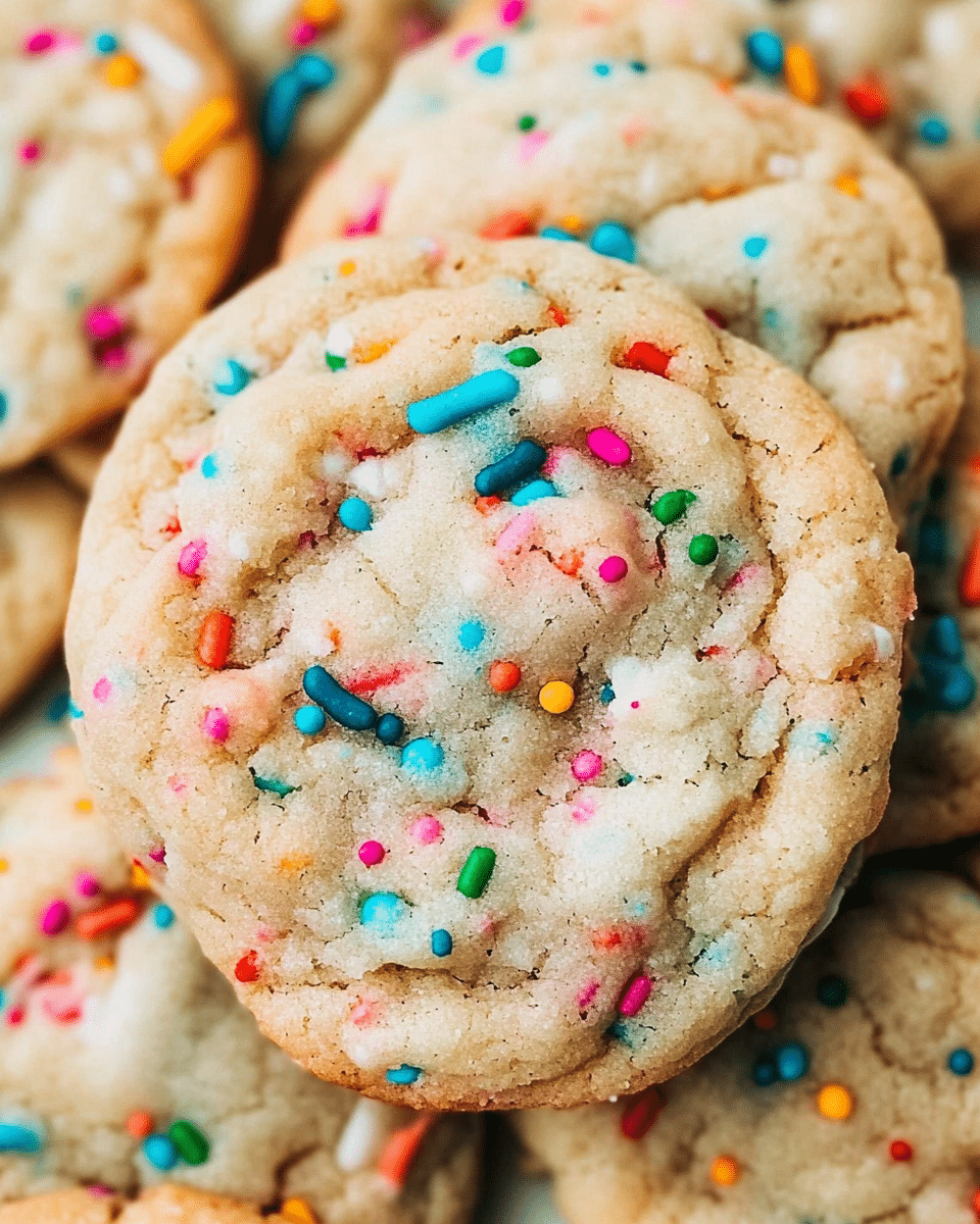 The BEST Soft Funfetti Cookies