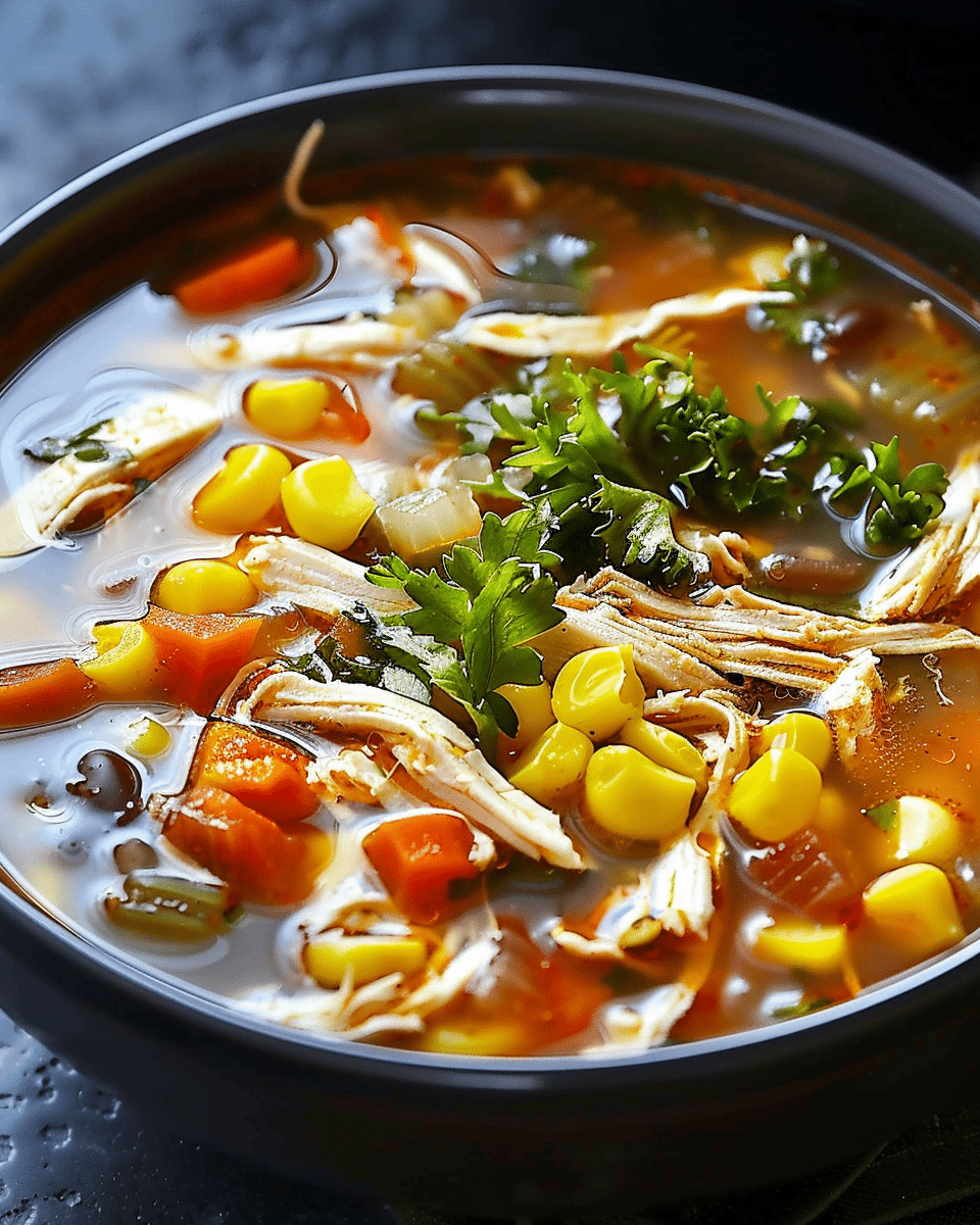 Southwest Chicken Soup Recipe Delight