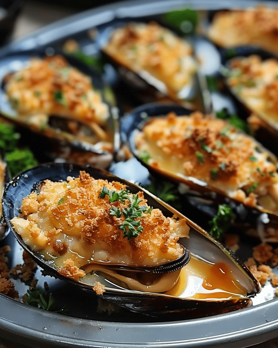 Stuffed Baked Mussels: An Amazing Ultimate Recipe for 12!