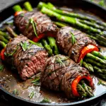 Air Fried Steak and Asparagus Bundles