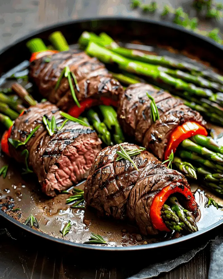 Air Fried Steak and Asparagus Bundles