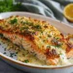 Baked Salmon with Mayo and Cheese: A Quick and Flavorful Dish
