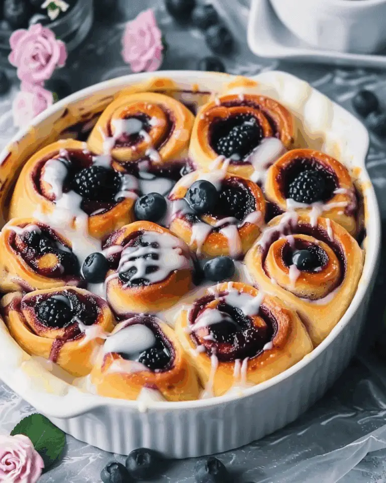 Blueberry Cinnamon Rolls