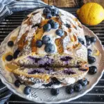 Blueberry Lemon Cream Cheese Sourdough Bread