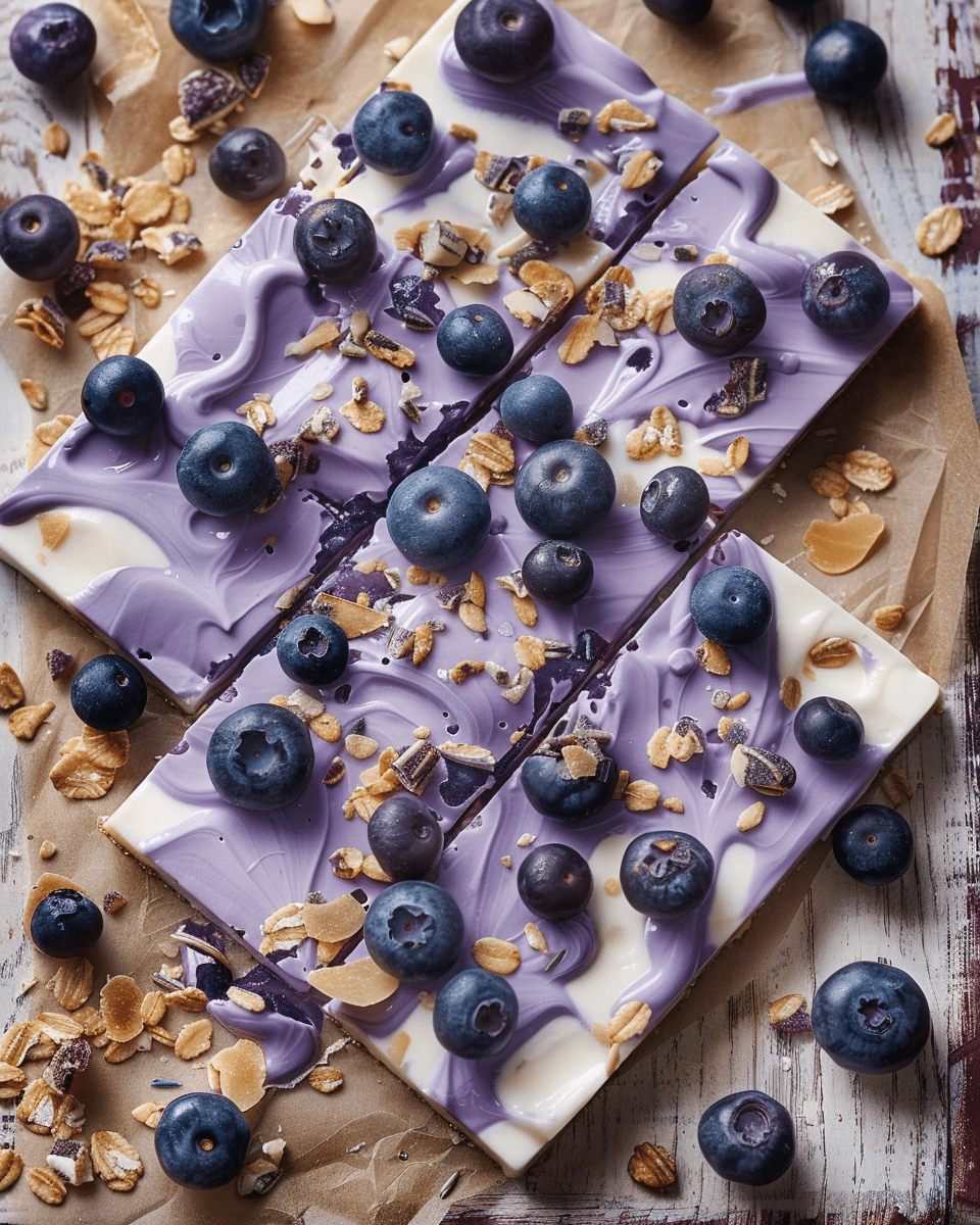 Blueberry Yogurt Bark: A Healthy & Refreshing Snack