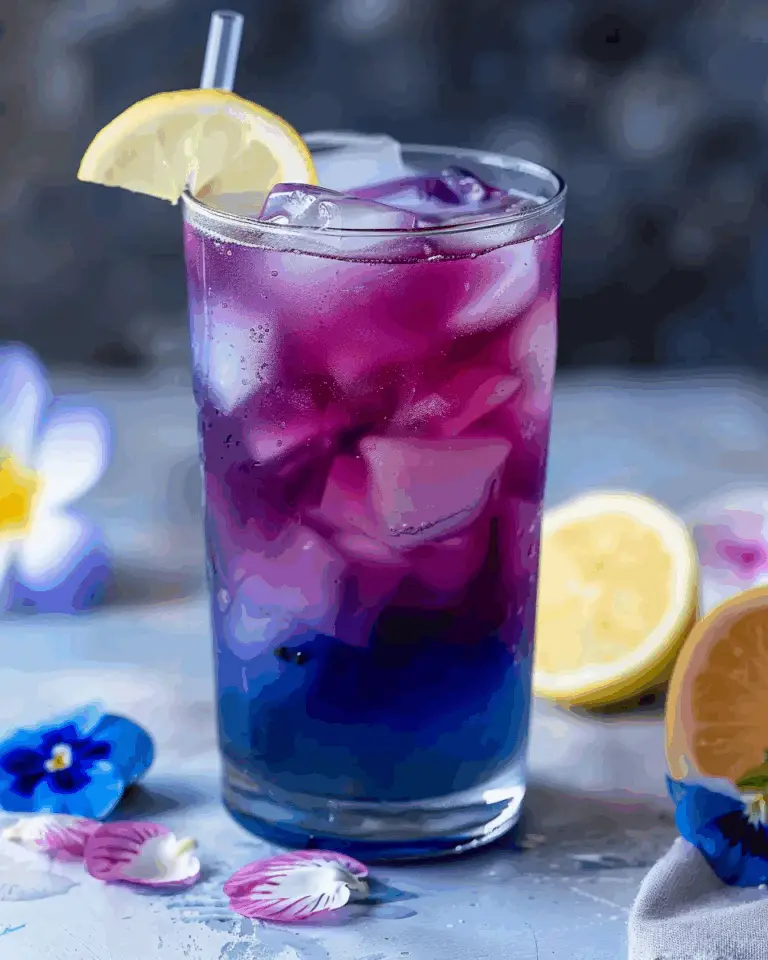 Butterfly Pea Flower Lemonade