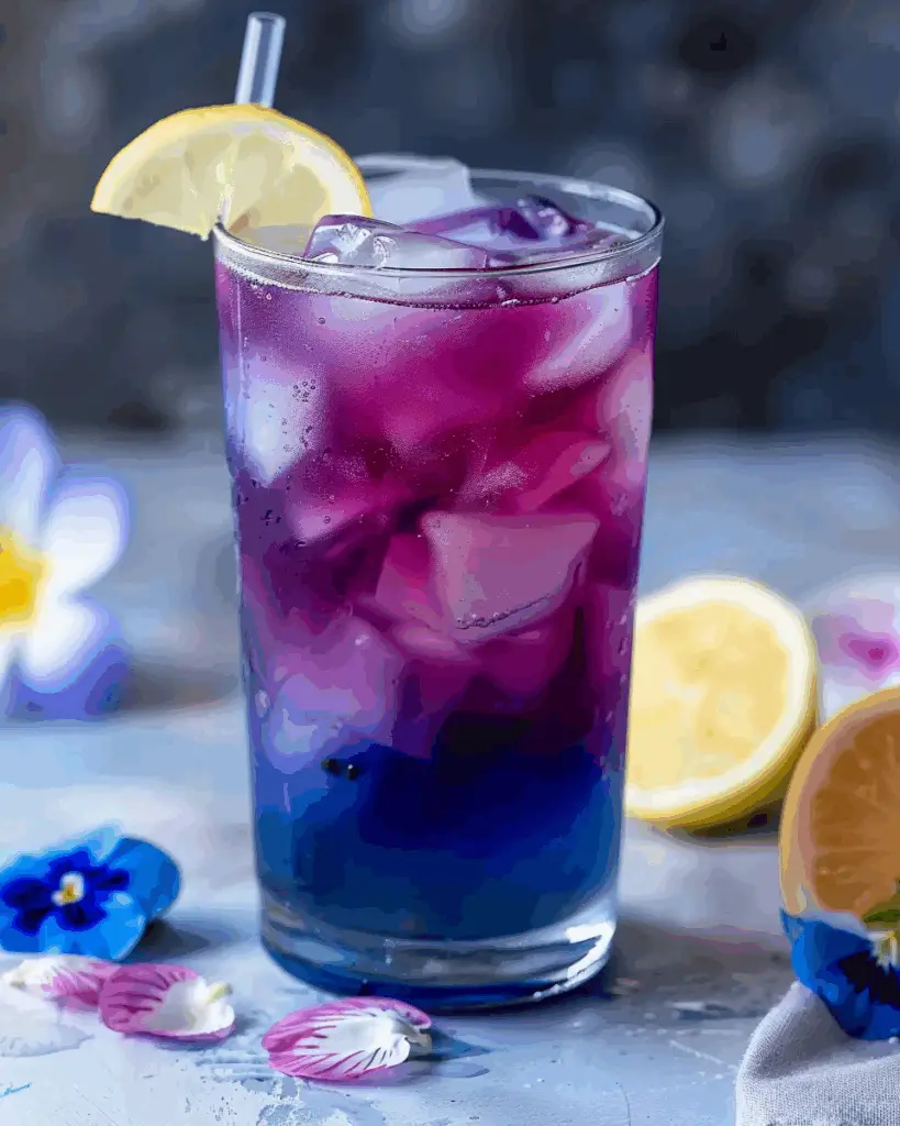 Butterfly Pea Flower Lemonade