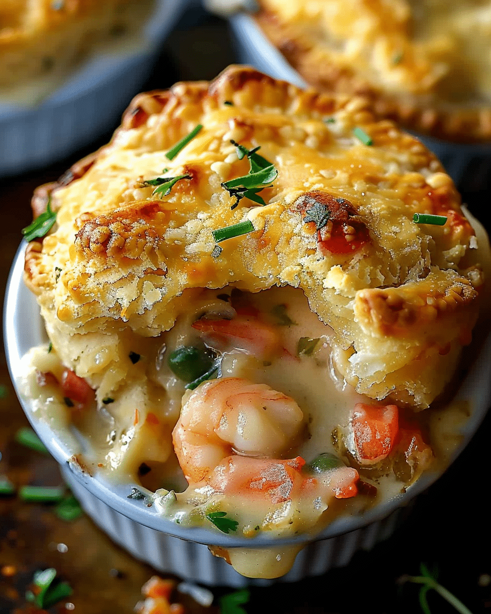 Cheddar Bay Biscuit Seafood Pot Pie: An Incredible Ultimate Comforting Classic