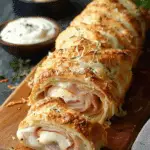 Chicken Cordon Bleu Stromboli
