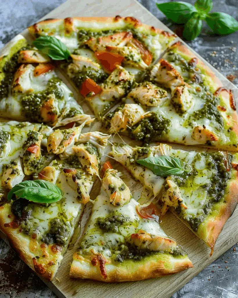 Chicken Pesto Pizza