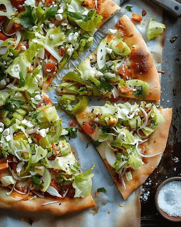 Chopped Salad Pizza Recipe