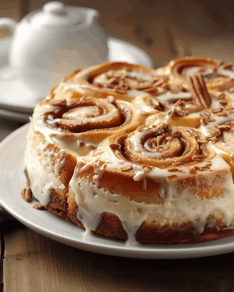 Cinnamon Roll Honeybun Cheesecake