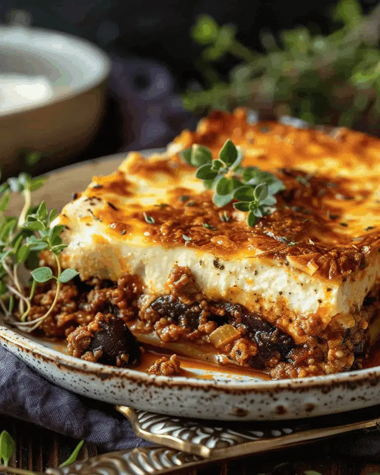 Classic Greek Moussaka