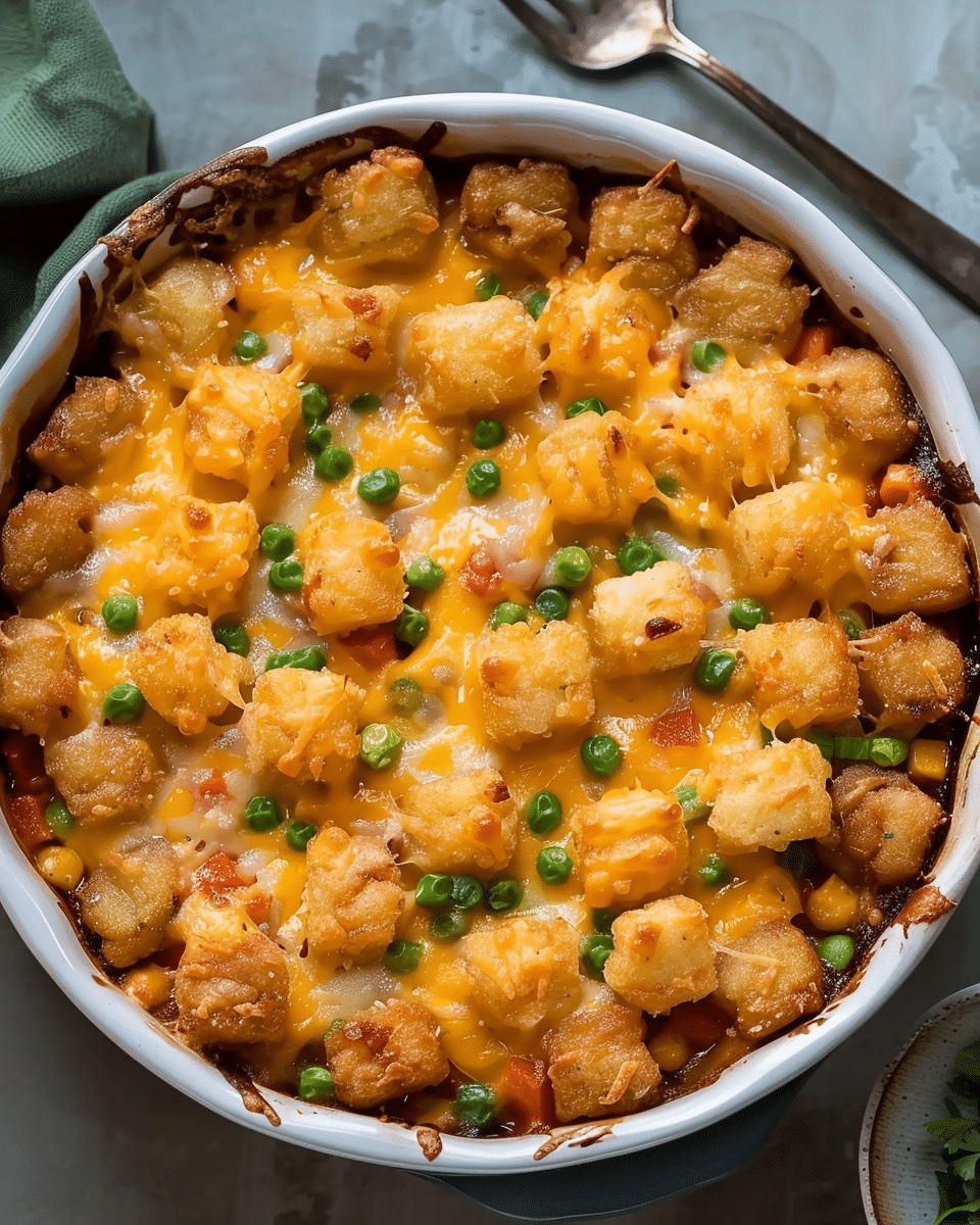 Classic Tater Tot Hotdish