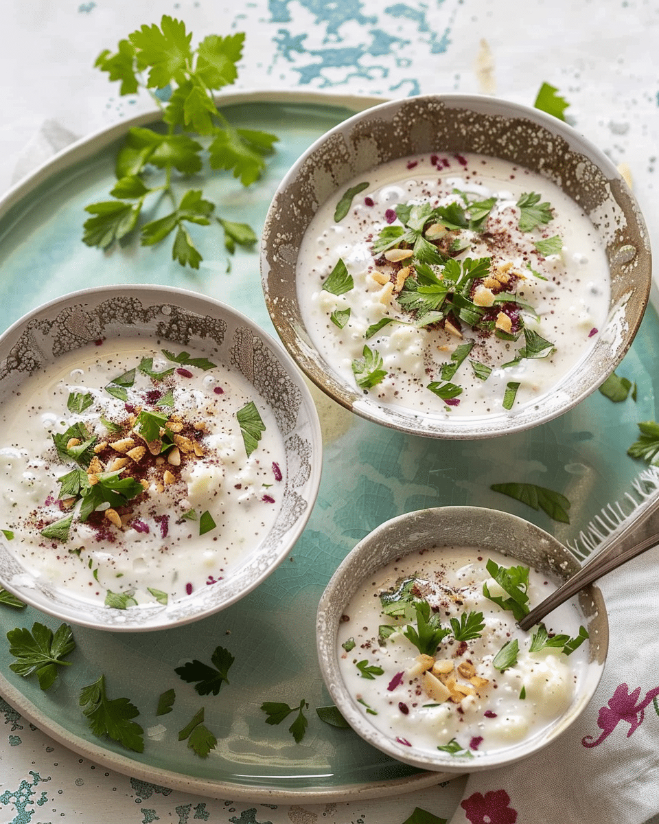 Cold Yogurt Soup (Abdoogh Khiar) Recipe