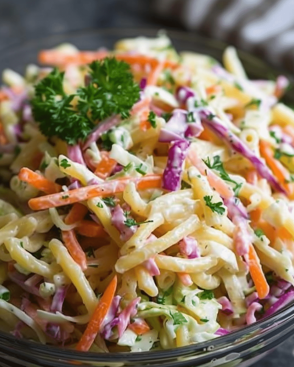 Coleslaw Pasta Salad: An Incredible Ultimate Recipe for Your Next Gathering