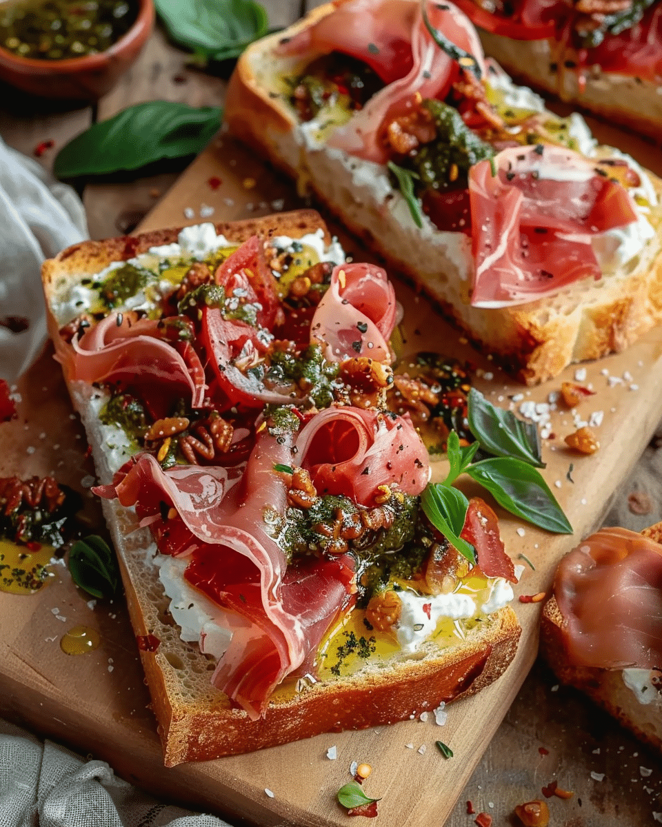 Coppa Focaccia Toast with Zhug