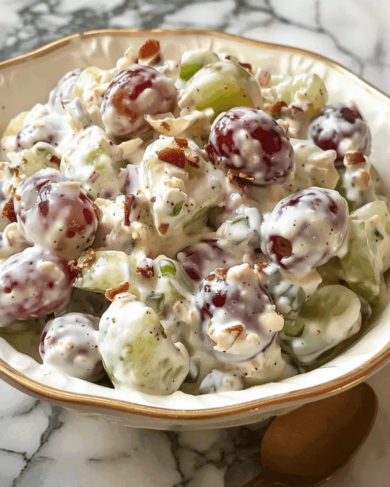 Creamy Grape Salad: A Refreshing and Irresistible Side Dish